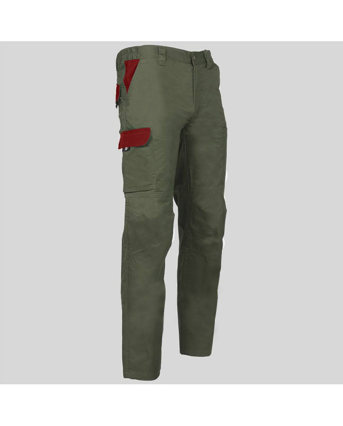 PANTALON UNISEX MULTIBOLSILLOS ELASTICO ARCE COMBINADO GARYS