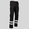 PANTALON UNISEX MULTIBOLSILLOS ELASTICO ARCE 2 BANDAS REFLECTANTES GARYS