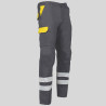 PANTALON UNISEX MULTIBOLSILLOS ELASTICO ARCE COMBI + 2 BANDAS REFLECT. GARYS