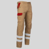 PANTALON UNISEX MULTIBOLSILLOS ELASTICO ARCE COMBI + 2 BANDAS REFLECT. GARYS