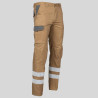 PANTALON UNISEX MULTIBOLSILLOS ELASTICO ARCE COMBI + 2 BANDAS REFLECT. GARYS
