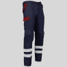 PANTALON UNISEX MULTIBOLSILLOS ELASTICO ARCE COMBI + 2 BANDAS REFLECT. GARYS