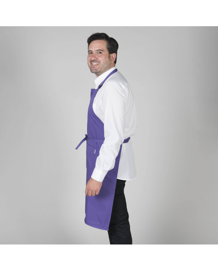 DELANTAL CON PETO Y BOLSILLO 90x75 CM SARGA GARYS