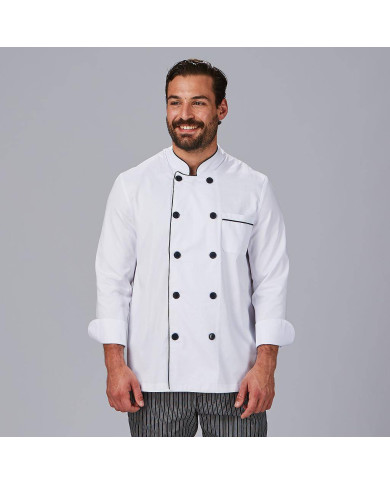 CHAQUETA COCINA UNISEX COMBI VIVO COLORES M/L GARYS