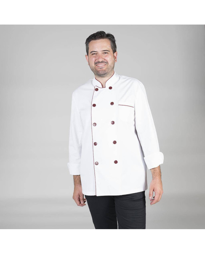 CHAQUETA COCINA UNISEX COMBI VIVO COLORES M/L GARYS