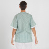 BLUSA SANITARIO UNISEX PICO VICHY COMBINADA GARYS
