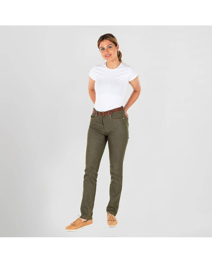 PANTALON MUJER VAQUERO TALLE MEDIO GARYS | Pantalones
