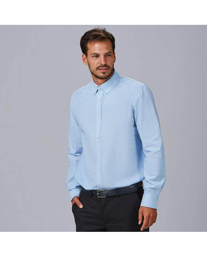 CAMISA HOMBRE M/L OXFORD "RED LINE" GARYS | Camisas
