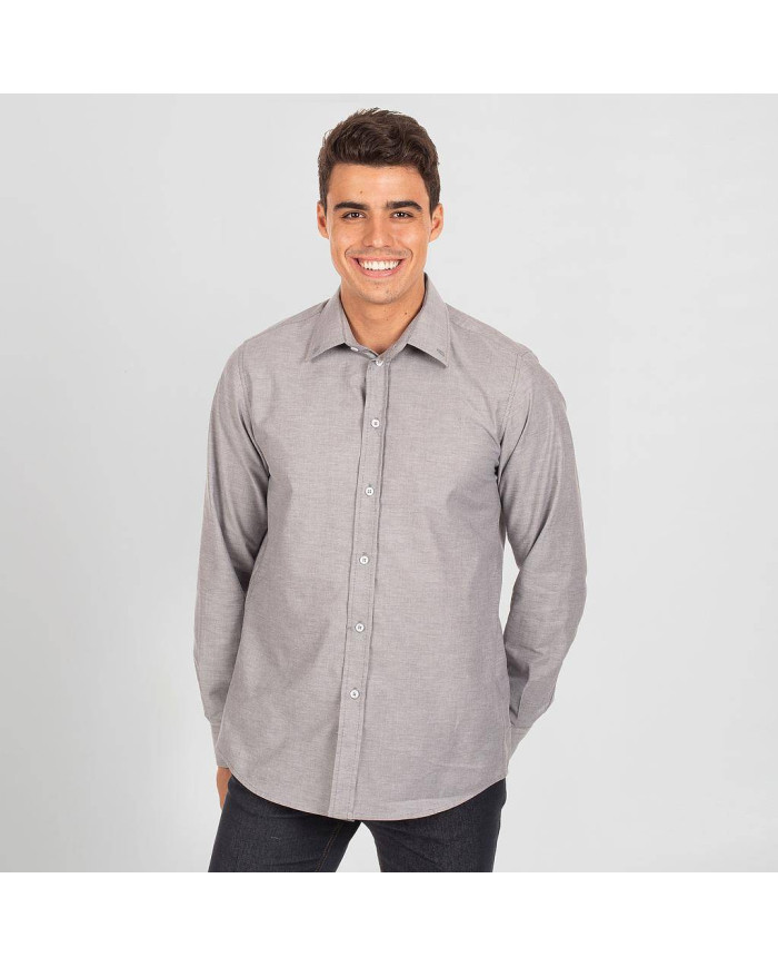CAMISA HOMBRE M/L OXFORD "RED LINE" GARYS | Camisas