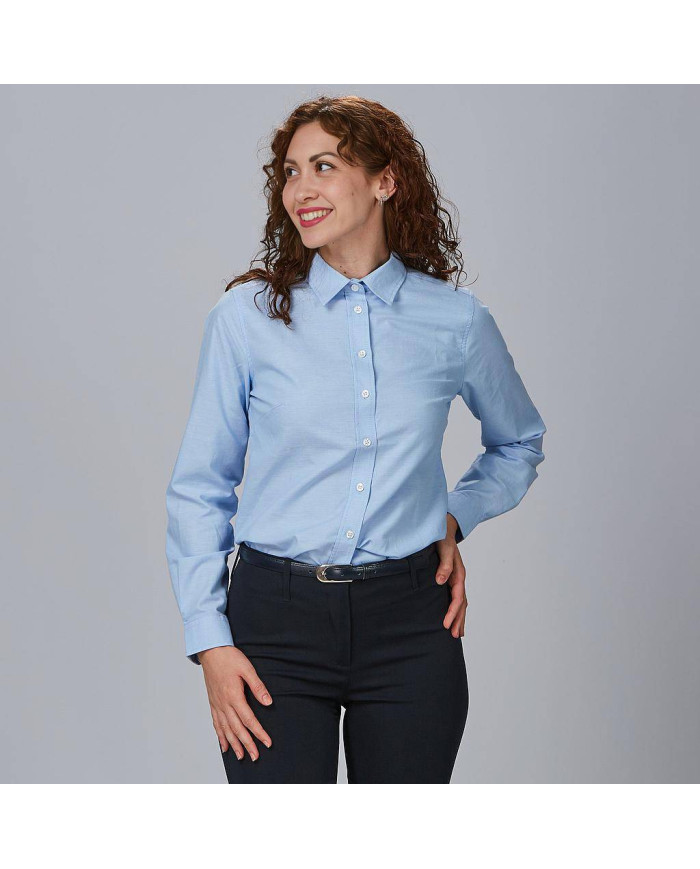 CAMISA MUJER M/L OXFORD "RED LINE" GARYS | Camisas
