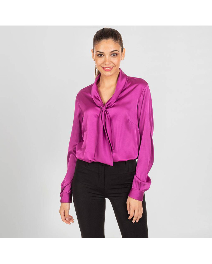 BLUSA MUJER SATEN ORIANA GARYS | Blusas | Uniformes