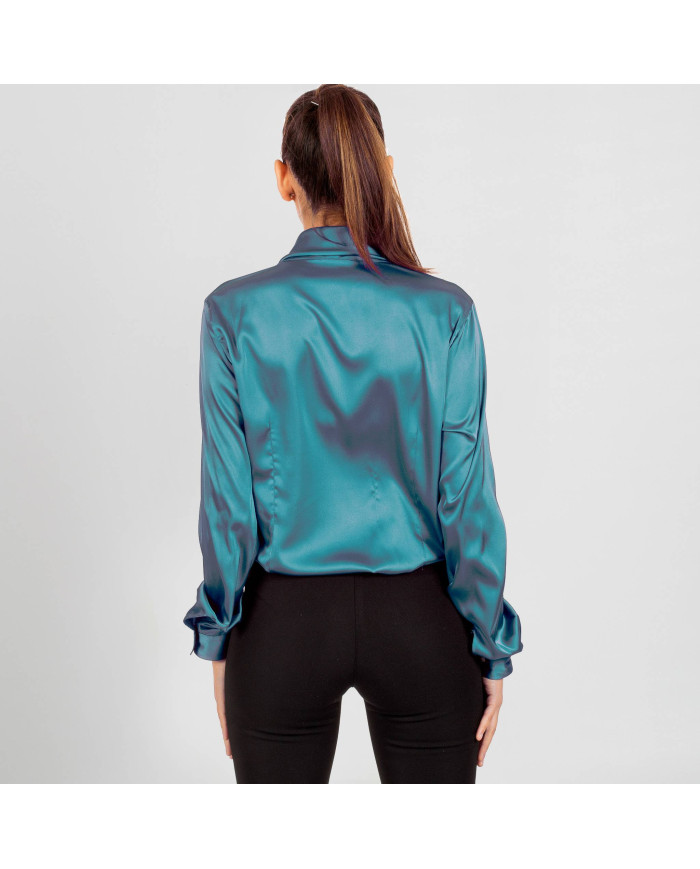 BLUSA MUJER SATEN ORIANA GARYS | Blusas | Uniformes