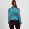 BLUSA MUJER SATEN ORIANA GARYS | Blusas | Uniformes
