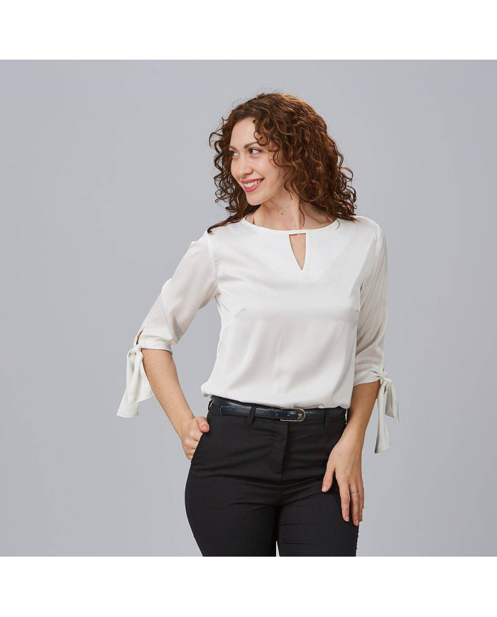 BLUSA MUJER OLIVIA SATEN GARYS | Blusas | Uniformes