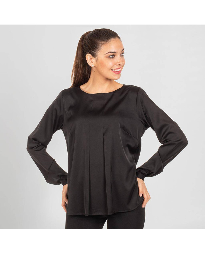 BLUSA MUJER SATEN TELMA GARYS | Blusas | Uniformes