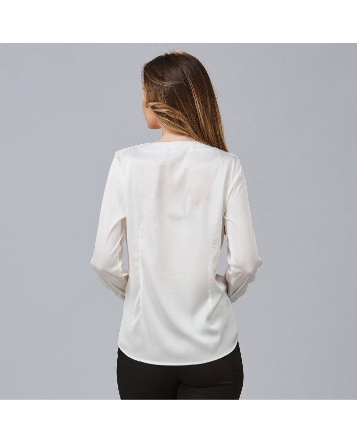 BLUSA MUJER SATEN TELMA GARYS | Blusas | Uniformes