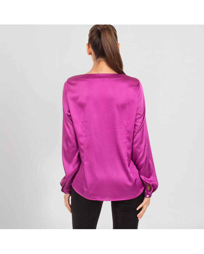 BLUSA MUJER SATEN TELMA GARYS | Blusas | Uniformes