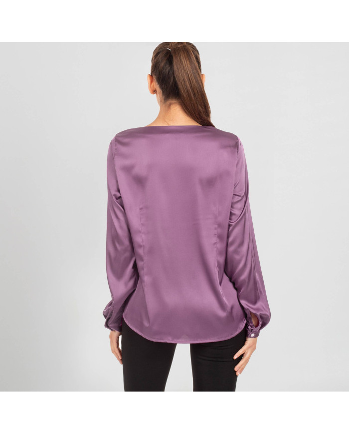 BLUSA MUJER SATEN TELMA GARYS | Blusas | Uniformes