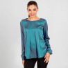 BLUSA MUJER SATEN TELMA GARYS | Blusas | Uniformes