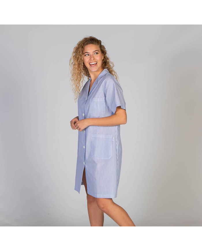 BATA MUJER M/C VICHY GARYS | Batas | Uniformes Limpieza