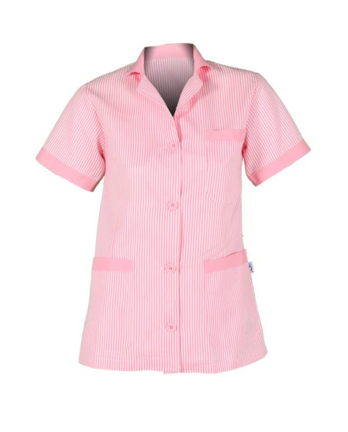 BATA MUJER CORTA VICHY M/C COMBINADA GARYS | Batas