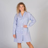 BATA MUJER M/L VICHY GARYS | Batas | Uniformes Limpieza