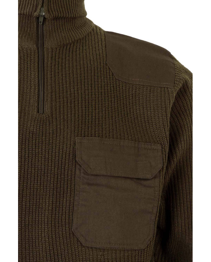 Jersey punto grueso con cuello alto VELILLA