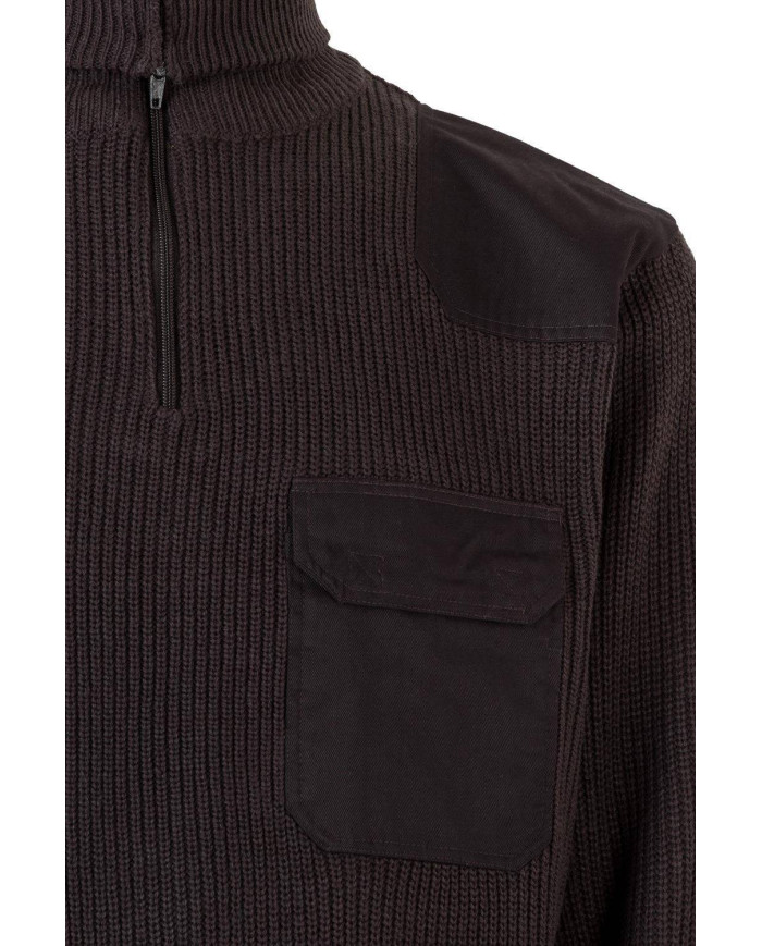 Jersey punto grueso con cuello alto VELILLA
