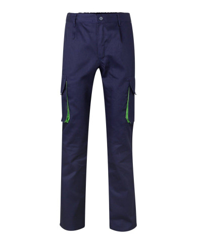 Pantalón bicolor multibolsillos VELILLA
