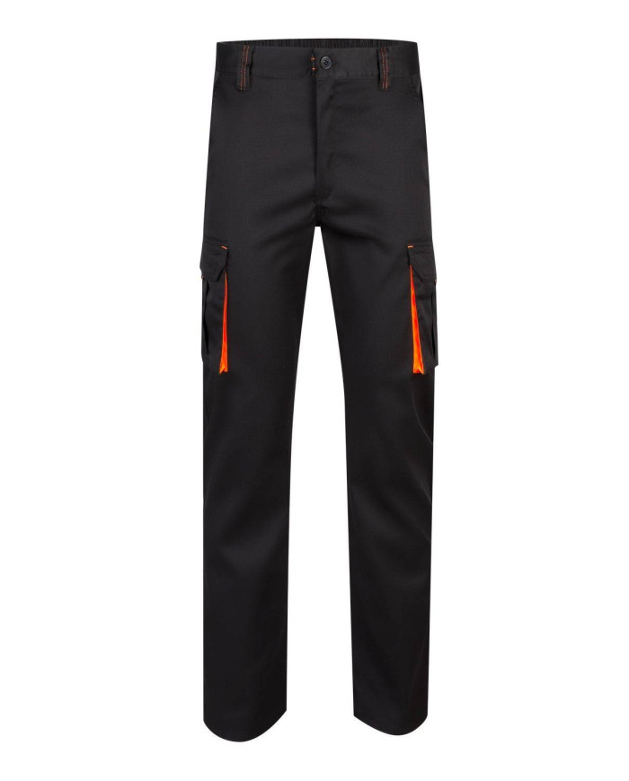 Pantalón stretch bicolor multibolsillos VELILLA