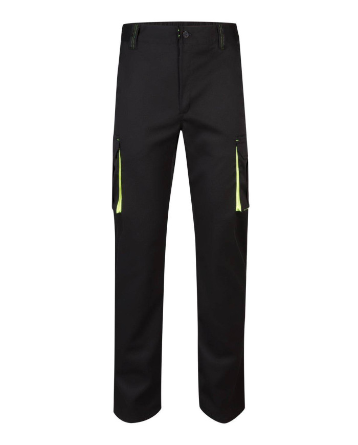Pantalón stretch bicolor multibolsillos VELILLA