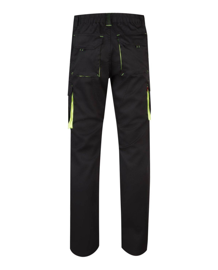 Pantalón stretch bicolor multibolsillos VELILLA