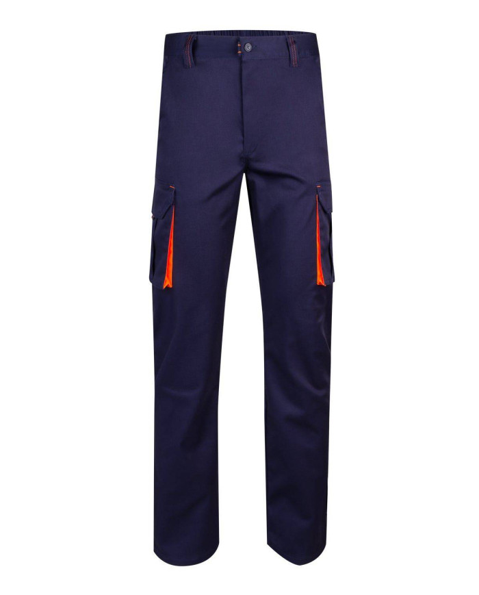 Pantalón stretch bicolor multibolsillos VELILLA