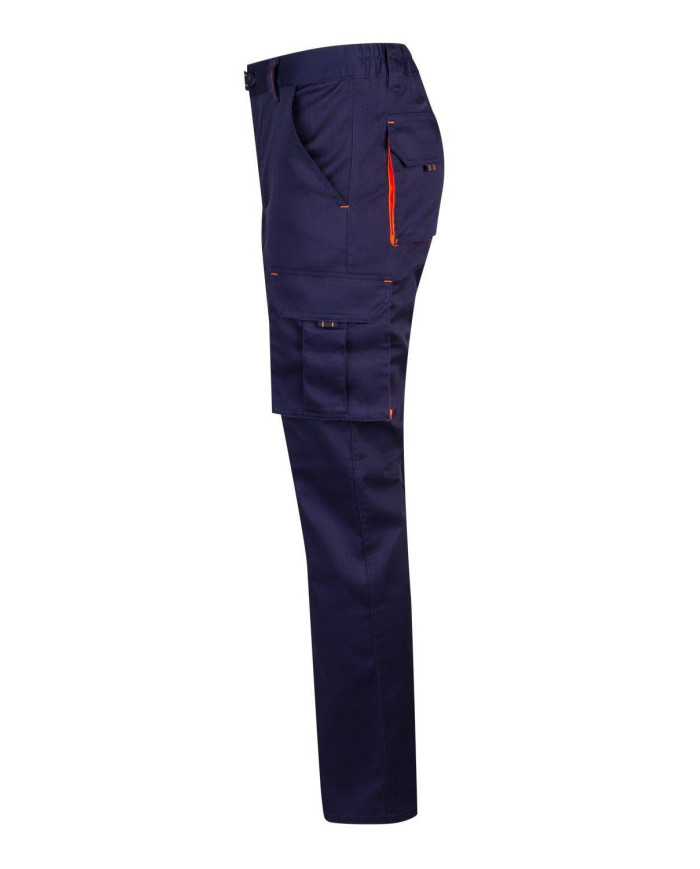Pantalón stretch bicolor multibolsillos VELILLA
