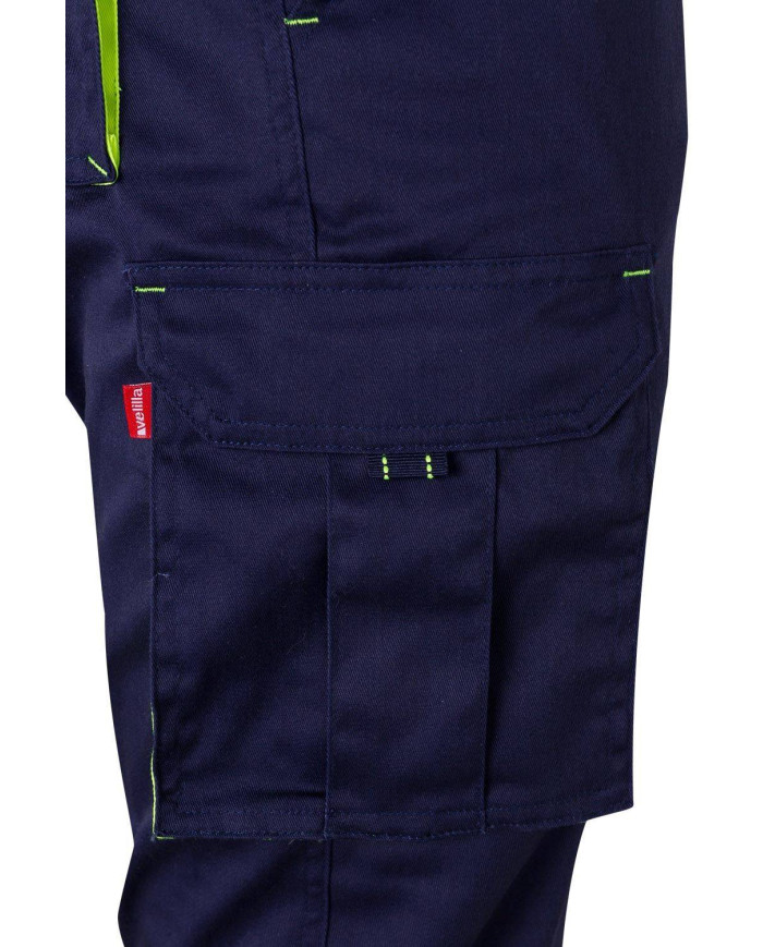 Pantalón stretch bicolor multibolsillos VELILLA