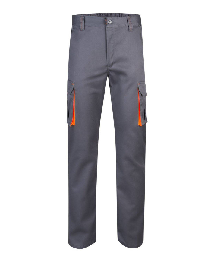 Pantalón stretch bicolor multibolsillos VELILLA