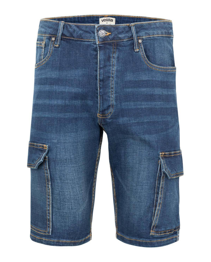 Bermudas denim stretch multibolsillos VELILLA