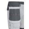 Pantalón canvas stretch bicolor con bolsillos flotantes VELILLA