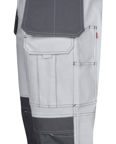 Pantalón canvas stretch bicolor con bolsillos flotantes VELILLA