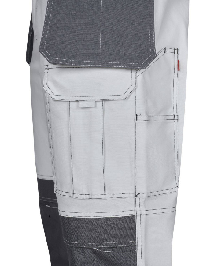 Pantalón canvas stretch bicolor con bolsillos flotantes VELILLA