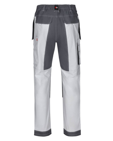 Pantalón canvas stretch bicolor con bolsillos flotantes VELILLA