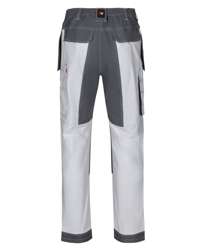 Pantalón canvas stretch bicolor con bolsillos flotantes VELILLA