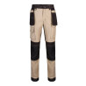 Pantalón canvas stretch bicolor con bolsillos flotantes VELILLA