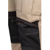 Pantalón canvas stretch bicolor con bolsillos flotantes VELILLA