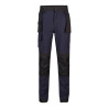 Pantalón canvas stretch bicolor con bolsillos flotantes VELILLA
