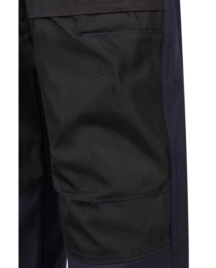 Pantalón canvas stretch bicolor con bolsillos flotantes VELILLA