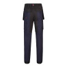 Pantalón canvas stretch bicolor con bolsillos flotantes VELILLA