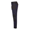 Pantalón canvas stretch bicolor con bolsillos flotantes VELILLA