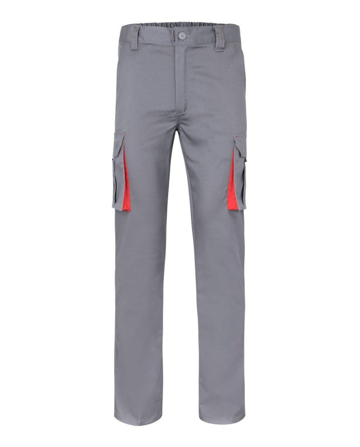 Pantalón stretch bicolor multibolsillos VELILLA