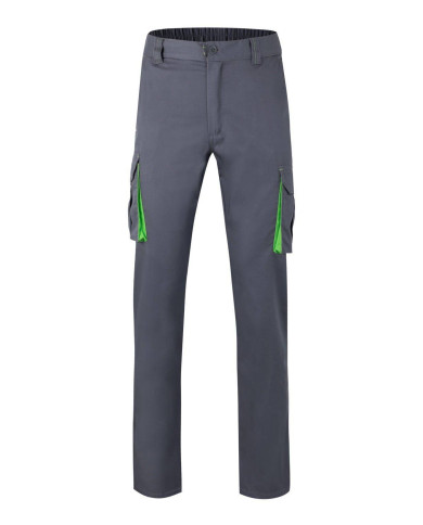 Pantalón stretch bicolor multibolsillos VELILLA